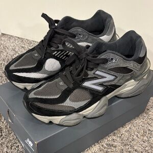 New Balance Charcoal and Black Athletic Shoes